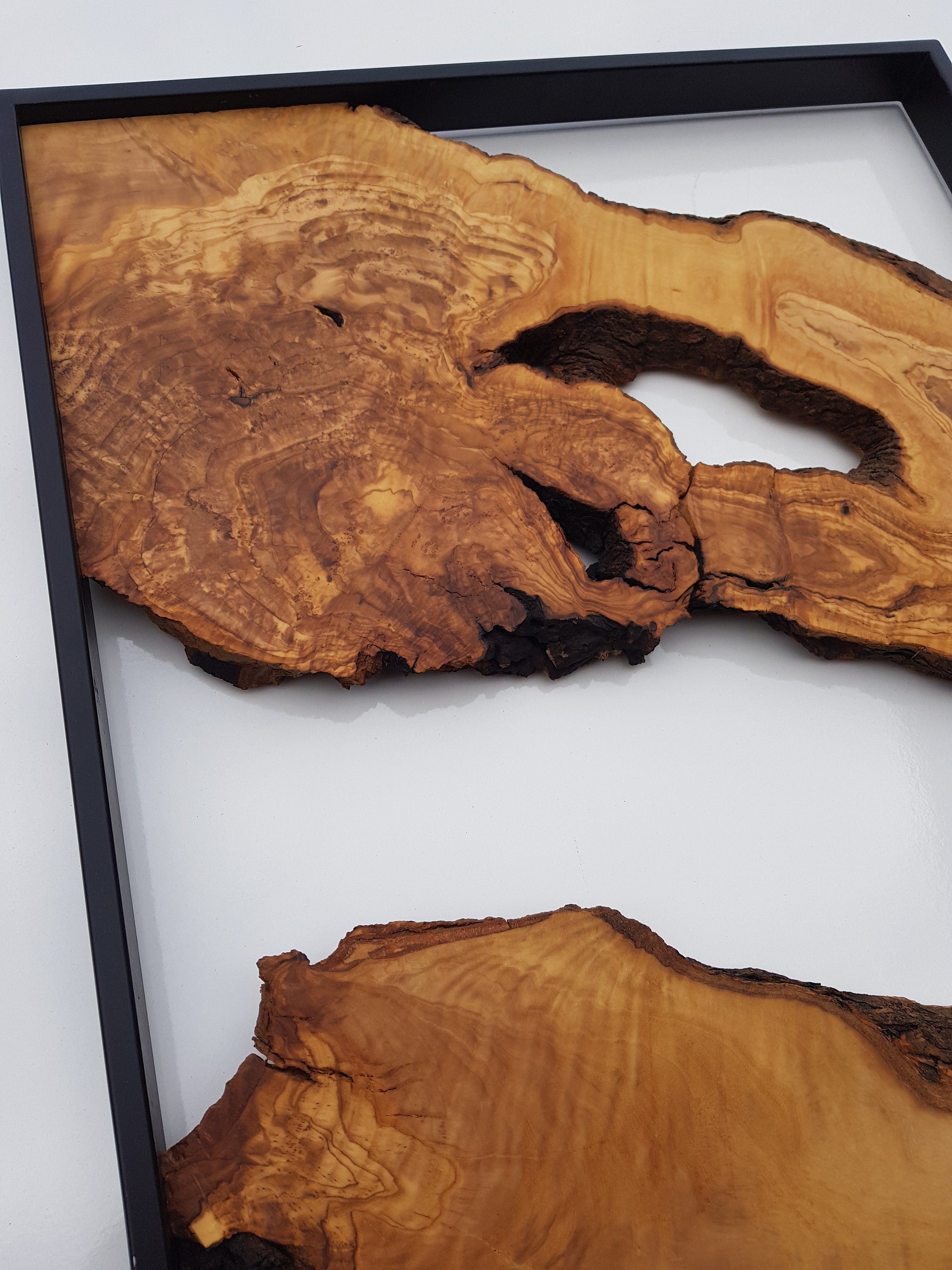 444Metal and Wooden Wall Art, Olive Wood Wall Decor, Wall Art, Housewarming Gift, Wood Wall Art, Rustic Wall Art, Live Edge Wood Wall Decor BlackSeaResinWorks