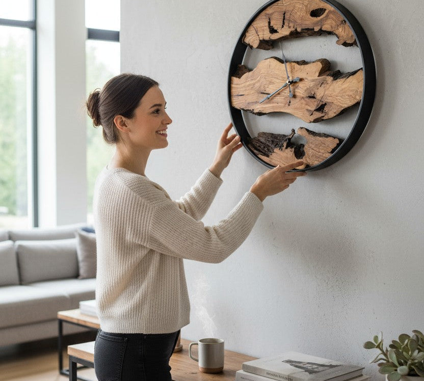Metal and Olive Wood Wall Clocks: Where Rustic Meets Modern in 2025