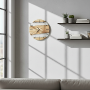 Silent Nature | Resin & Olive Wood Wall Clock