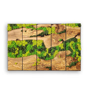 Moss Wall Decor, Custom Made Moss and Olive Wood Wall Art, Metal Frame, Olive Wood and Moss Wall Art- Preserved Stabilized Moss Wall Decor Artdesigna®