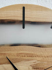 Silent Nature | Resin & Olive Wood Wall Clock