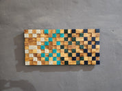 Ocean Mosaic | Olive Wood & Resin Wall Art